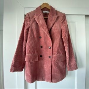 Mango Corduroy Blazer Size 6